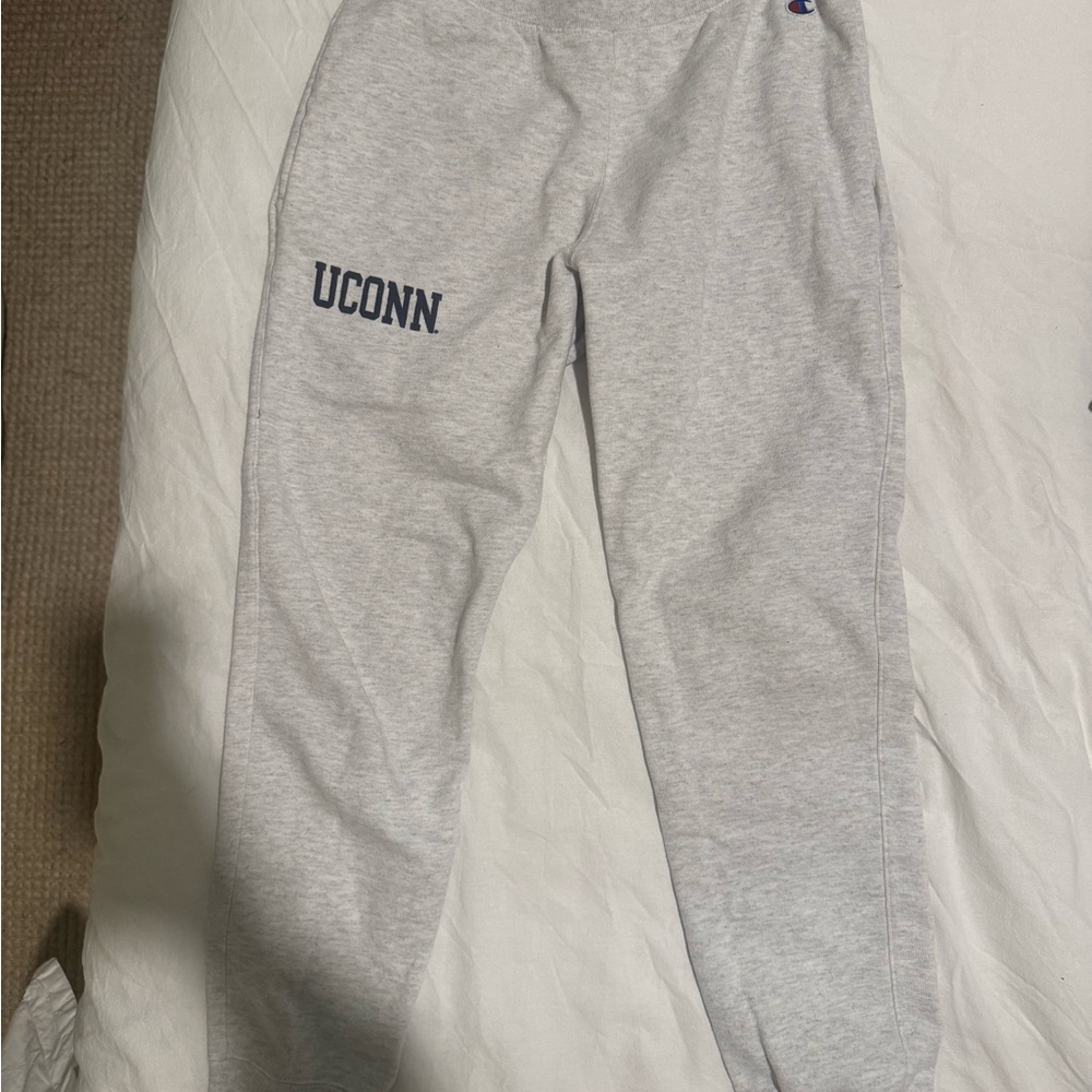 UConn Vintage Champion Gray Sweatpants